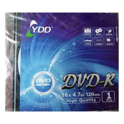 YDD Blank DVD-R 1X-16X Speed 4.7 GB